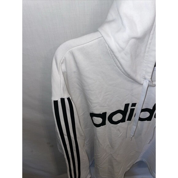 Adidas Women’s Athletic Hoodie Size 4X White Athleisure Tennis Cross Training - Picture 5 of 12